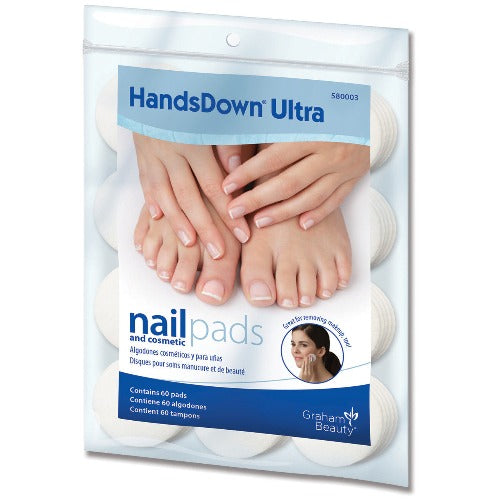 HandsDown Lint Free Nail Pads - 60ct