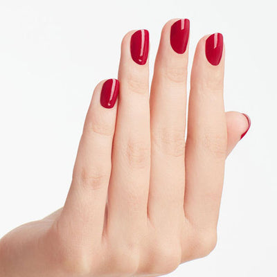 hands wearing B78 Miami Beet - Dip Powder 1.5oz by OPI