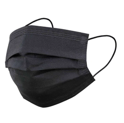 Facemask 4ply 50pc - Black