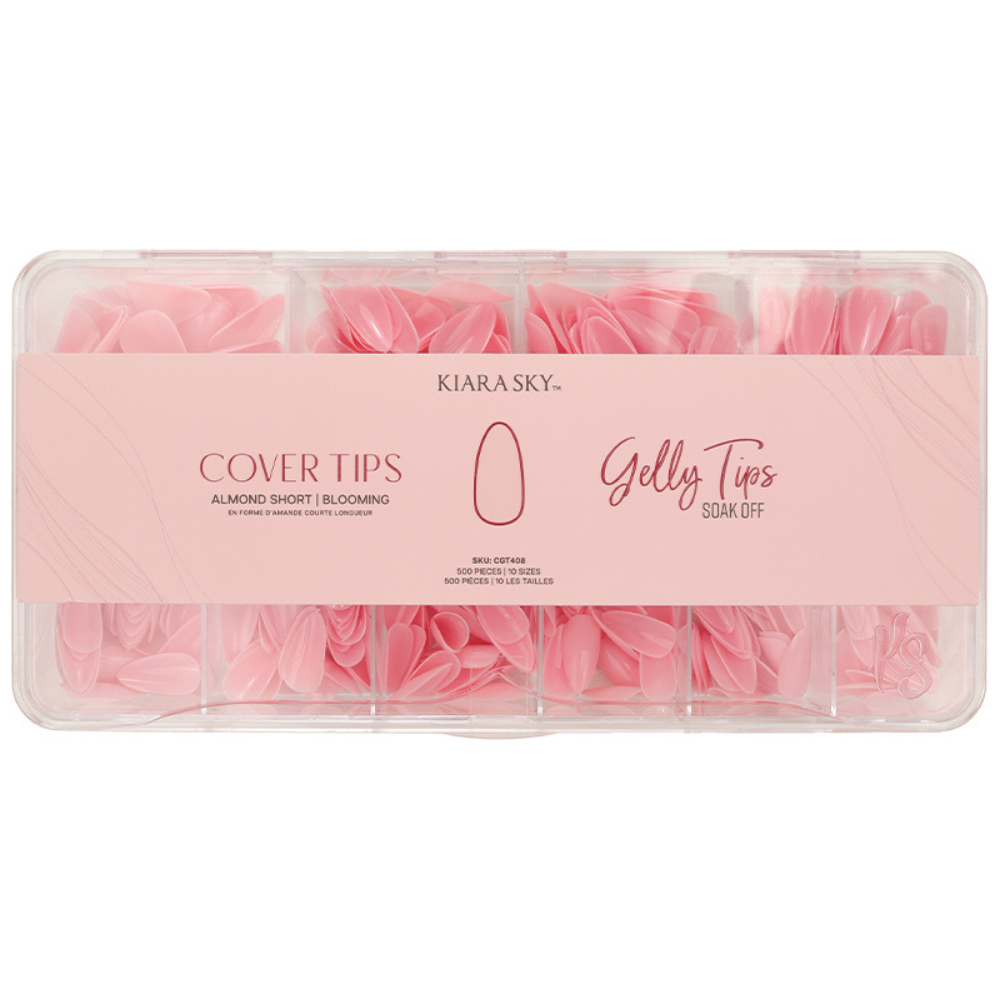 Premade Tip Box Blooming Gelly Cover Tips by Kiara Sky