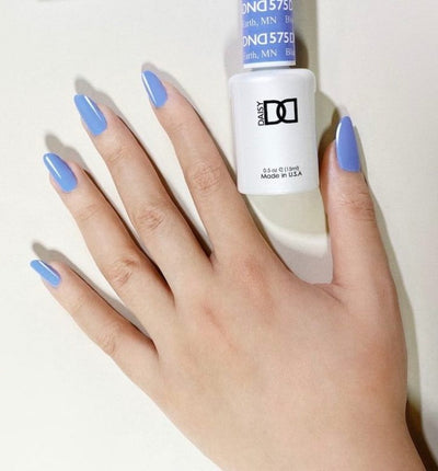 swatch of 575 Blue Earth, MN Gel & Polish Duo by DND