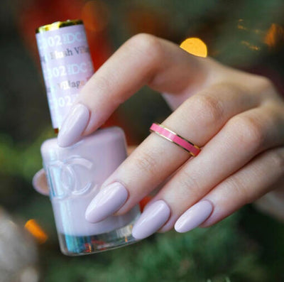 Hands Wearing 302 Blush Village Duo By DND DC