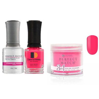 052 Strawberry Mousse Perfect Match Trio by Lechat