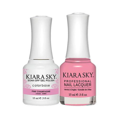 #565 Pink Champagne Classic Gel & Polish Duo by Kiara Sky