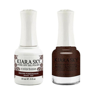 #457 Frosted Pomegranate Classic Gel & Polish Duo by Kiara Sky