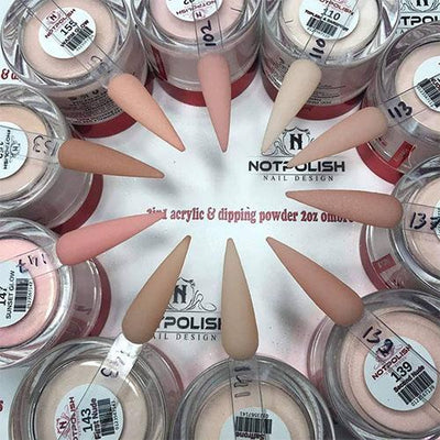 Notpolish Nude Nail Powder Collection