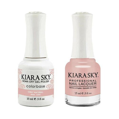 #492 Only Natural Classic Gel & Polish Duo by Kiara Sky