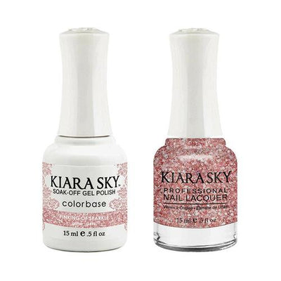 #496 Pinking Of Sparkle Classic Gel & Polish Duo by Kiara Sky
