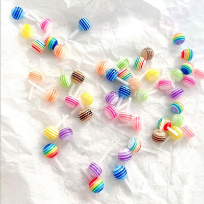 Nail Art Kawaii Charm Lollipops Mix 10pc