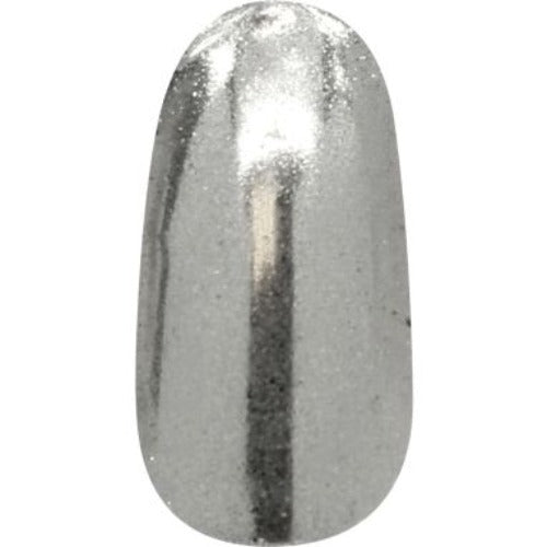 Swatch of Silver 04 Chrome Mirror Nail Art Powder By Mia Secret