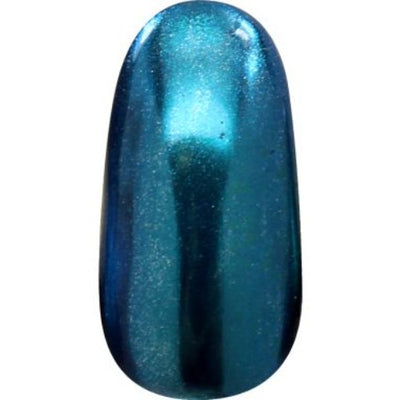 Swatch of Aqua 08 Chrome Mirror Nail Art Powder By Mia Secret
