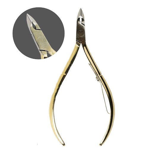 Cre8tion Hard Steel Cuticle Nipper - Gold C555