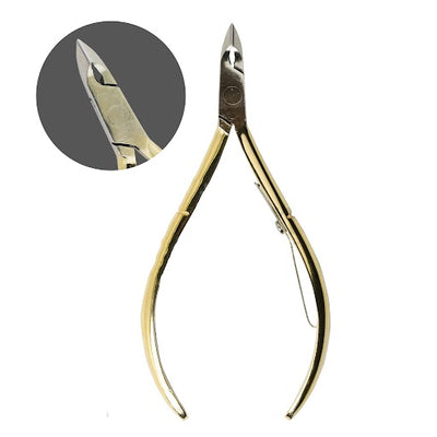 Cre8tion Hard Steel Cuticle Nipper - Gold C555
