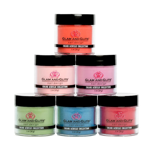 Glam & Glits Color Acrylic Collection - 48 Colors (300-347)