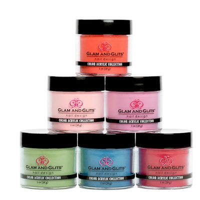 Glam & Glits Color Acrylic Collection - 48 Colors (300-347)