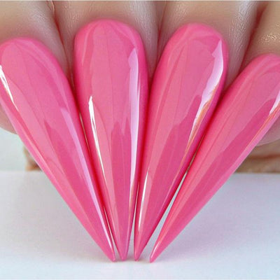 Hands wearing 615 Grapefruit Cosmo Gel Polish by Kiara Sky