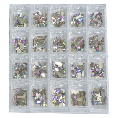 Allison Assorted Shaped Crystals - Crystal AB