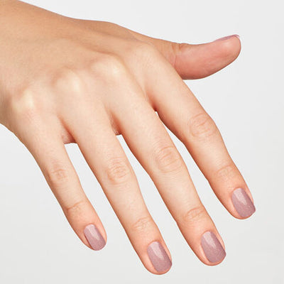 hands wearing D50 Quest For Quartz Nail Lacquer by OPI