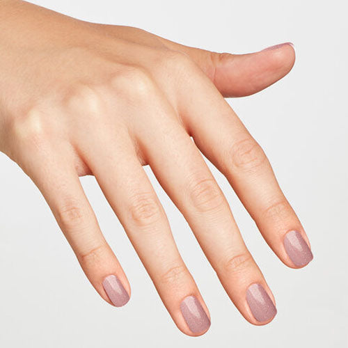 hands wearing D50 Quest For Quartz Gel Polish by OPI