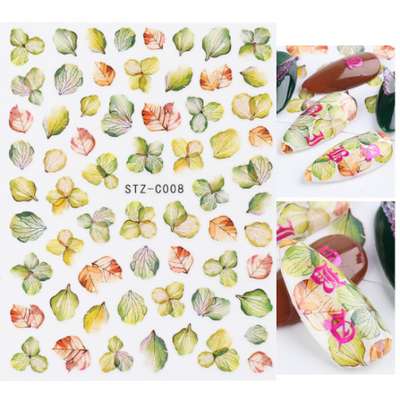 Nail Art Stickers Flower - C008