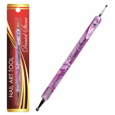 Nail Dotting Tool - Purple Marble #4