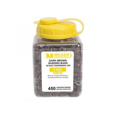 Milken Dark Brown Sanding Band 450ct - Fine