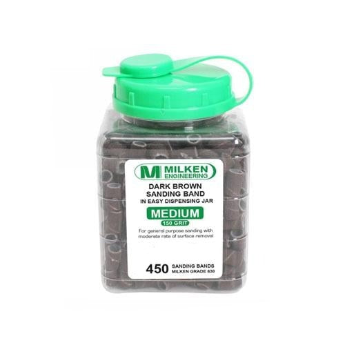 Milken Dark Brown Sanding Band 450ct - Medium