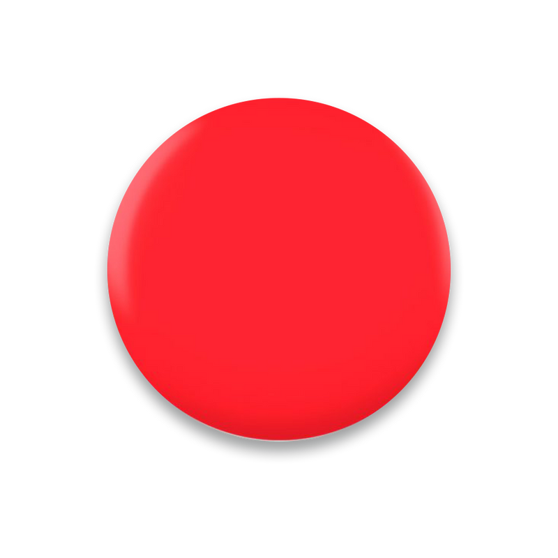 Swatch of 063 Shocking Orange Powder 1.6oz By DND DC