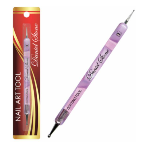 Nail Dotting Tool - Pink Marble #1