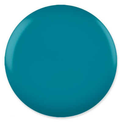 swatch of 508 Tropical Teal Gel & Polish Duo by DND