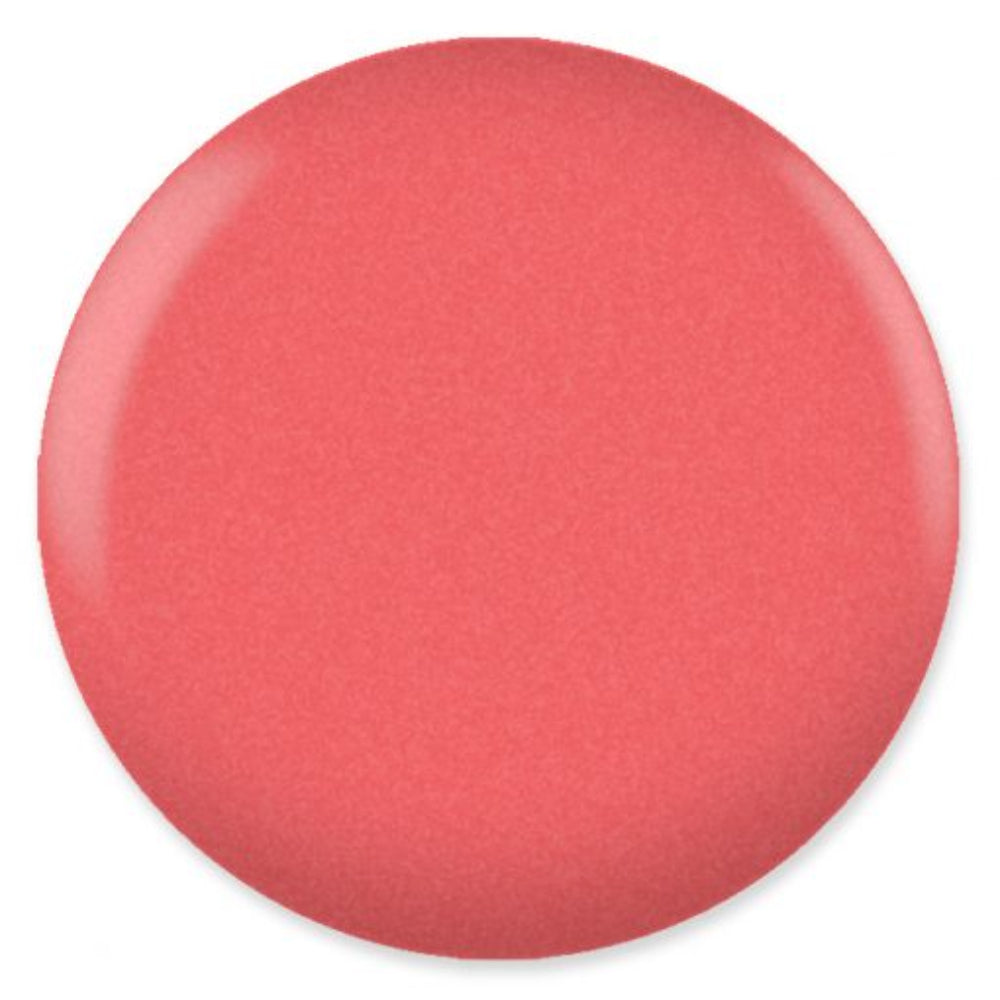 swatch of 498 Lipstick Gel & Polish Duo by DND