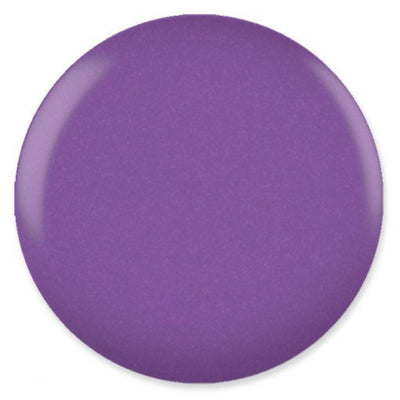 swatch of 580 Vivid Violet Gel & Polish Duo by DND