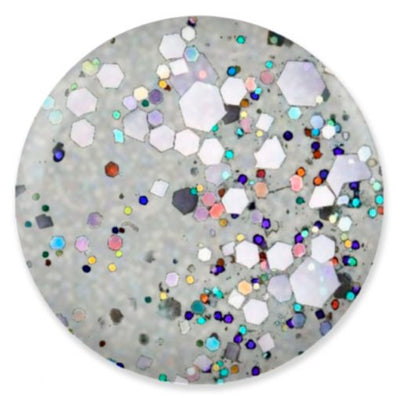 swatch of 626 Brighten Stars Gel & Polish Duo by DND