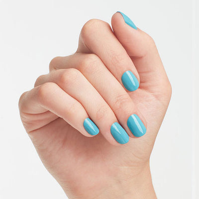 hands wearing E75 Can't Find My Czechbook - Dip Powder 1.5oz by OPI