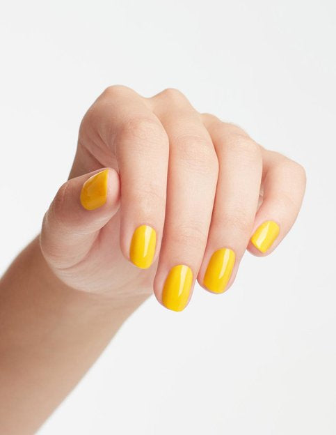 hands wearing F91 Exotic Birds Do Not Tweet Gel Polish by OPI