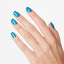 hands wearing BO08 Feel Bluetiful Nail Lacquer by OPI