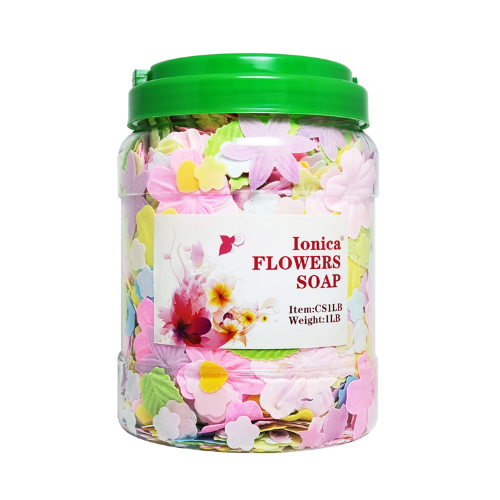 Ionica Flower Soap Bottle 1LB