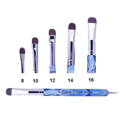 French Blue Marble Brush