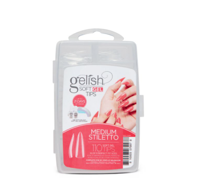 Gelish Mini Soft Gel Tips 110ct - Medium Stiletto