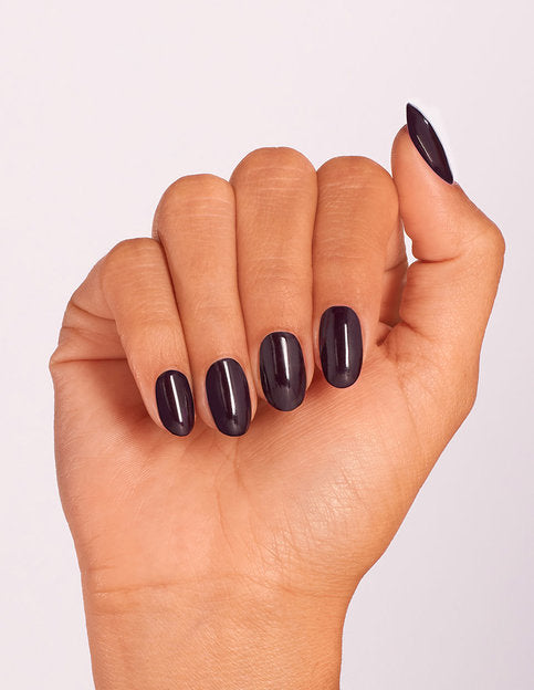 hands wearing U16 Good Girls Gone Plaid Gel Polish by OPI