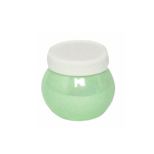 Porcelain Liquid Jar With Lid - Green