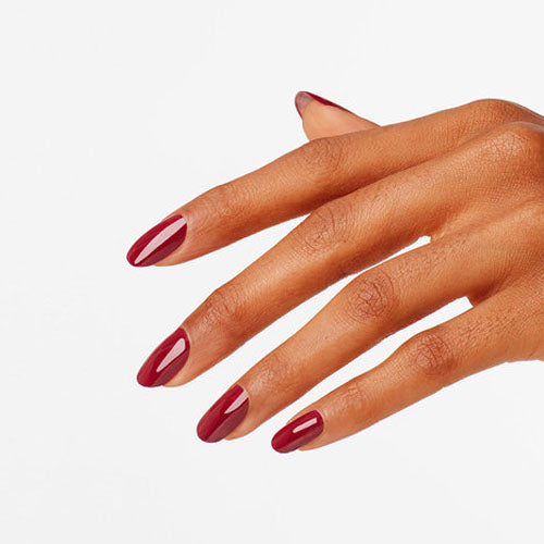 hands wearing H02 Chick Flick Cherry - Dip Powder 1.5oz by OPI