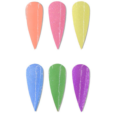 iGel Shimmer Pastel Powder Bundle : (186, 187, 190,193, 203, 216,)