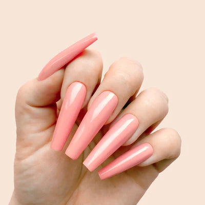 Hands wearing 643 Sip Happens Classic Gel & Polish Duo by Kiara Sky