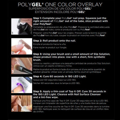 Gelish PolyGel 2oz - Dark Pink Sheer