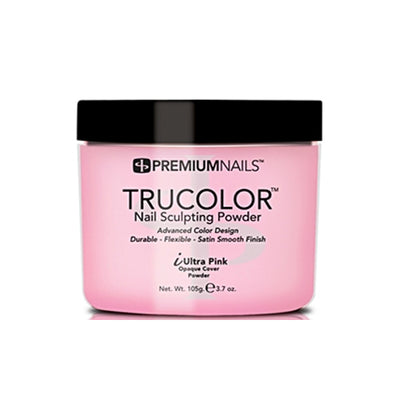 PREMIUMNAILS TRUCOLOR SCULPTING POWDER - iULTRA PINK 3.7oz