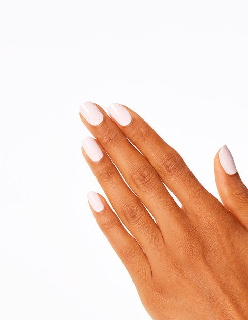 Manicured hand with the OPI Lisbon Wants More OPI Gel Nail polish