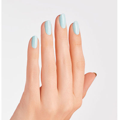 hands wearing M83 Mexico City Move-mint Dip Powder 1.5oz by OPI
