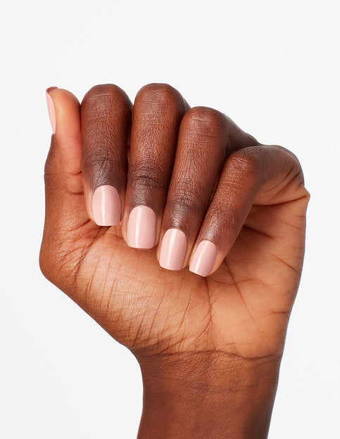 hands wearing P36 MACHU PEACH-U Gel Polish by OPI