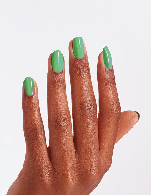 hands wearing BO09 Make Rainbows Gel Polish by OPI